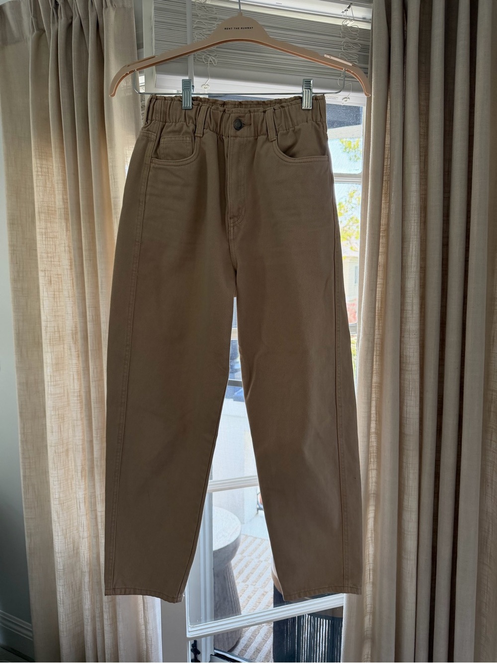 H&M Women’s Boyfriend Jeans in Tan